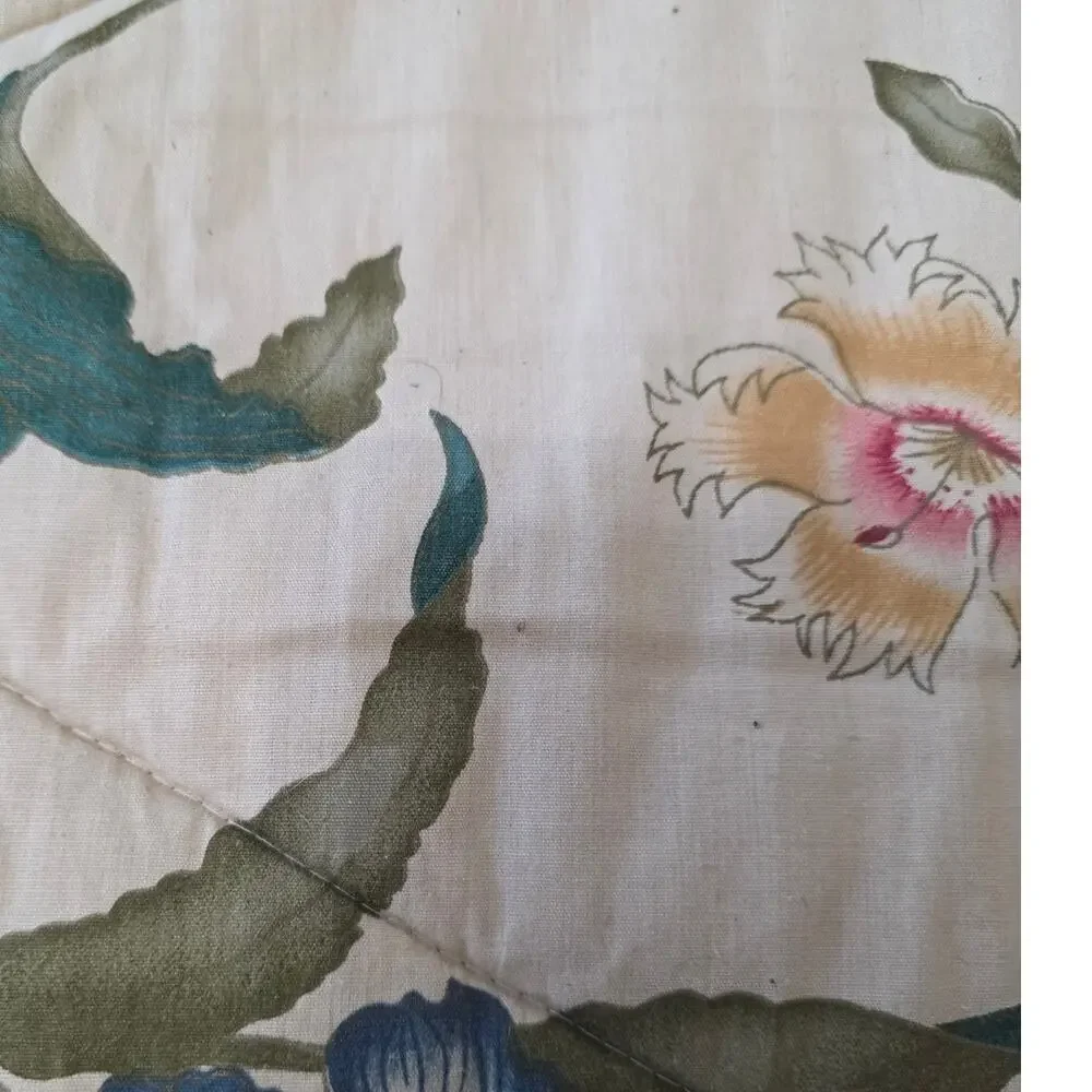 VTG Croscill Floral Chintz Reversible King Comforter & 2 Shams Cottagecore READ